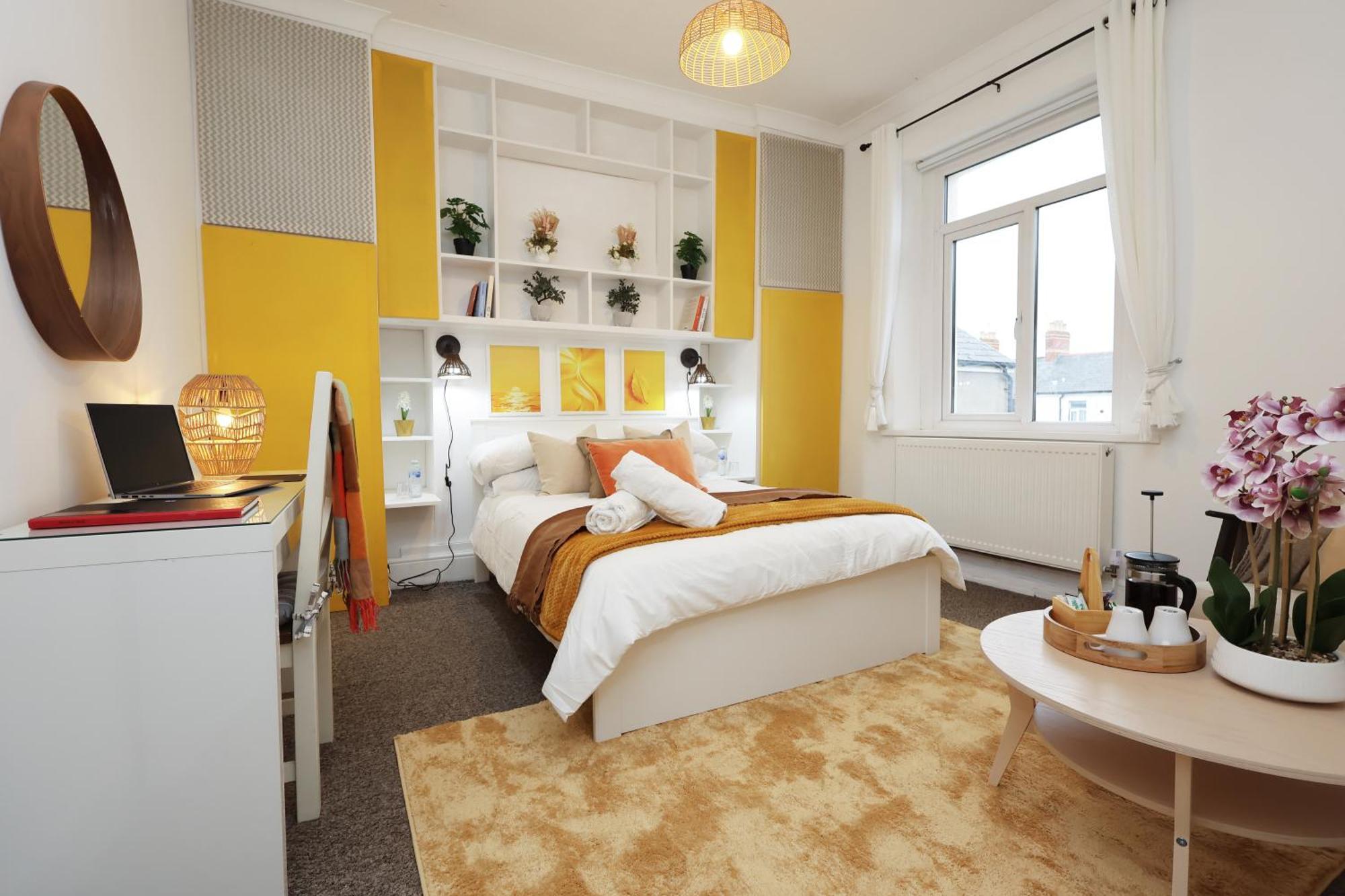 Cardiff City Guesthouse, Central Rooms, Fast Wi-Fi, On-Street Parking Кардифф Экстерьер фото